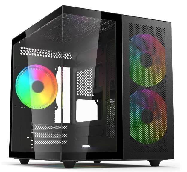 PC Gamer QUBO - Ryzen 5 5600G - Radeon Vega 7 Graphics - 16Gb - 512 Gb - BLACK