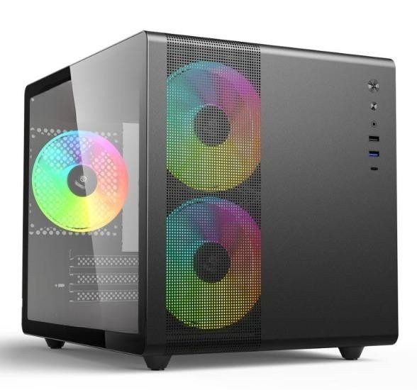 PC Gamer QUBO - i3-12100F - RTX 3060 - 16Gb - 512 Gb - BLACK