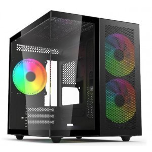 PC Gamer QUBO - i3-10100F - RTX 4060 - 16Gb - 512 Gb - BLACK