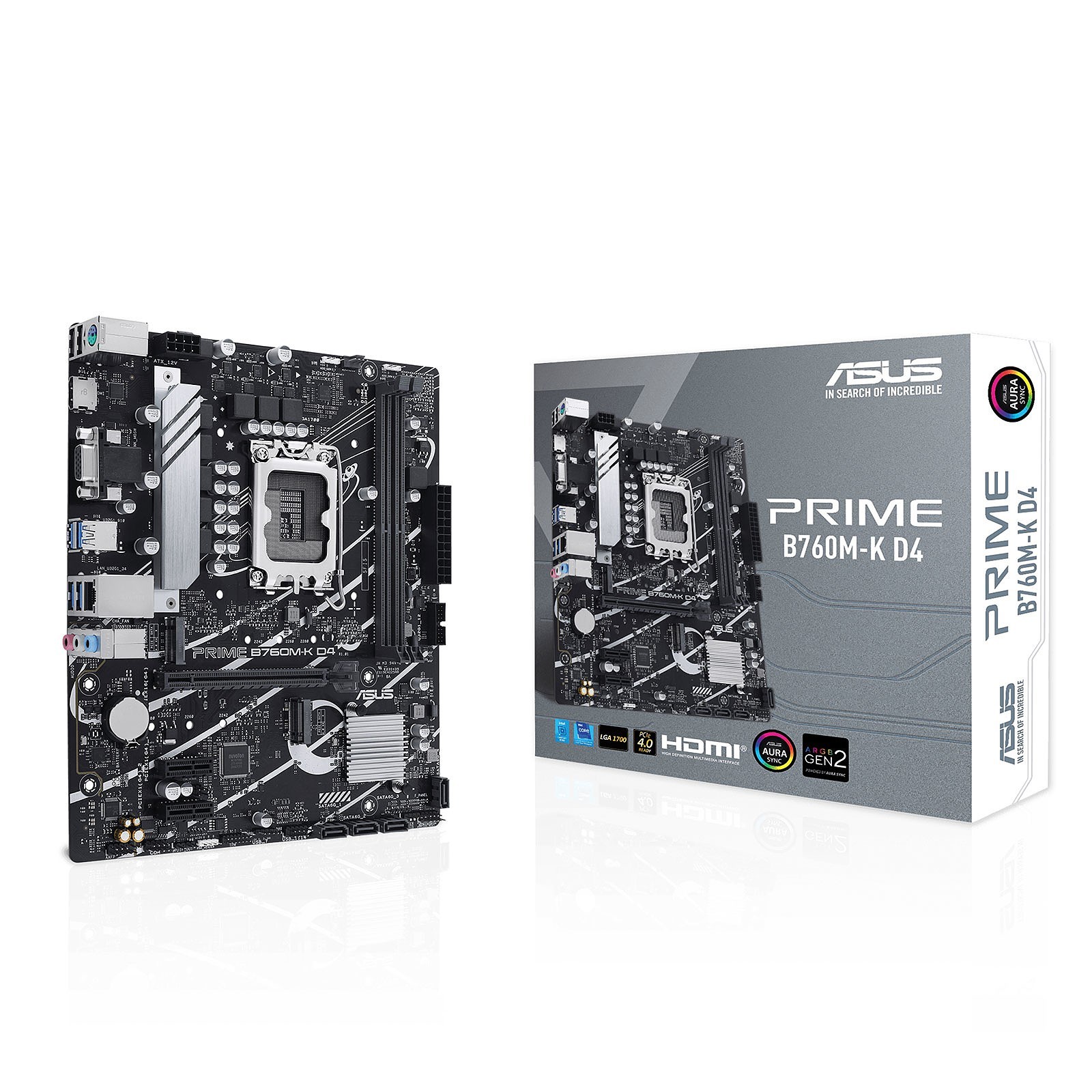 Carte Mère - ASUS PRIME B760M-K D4