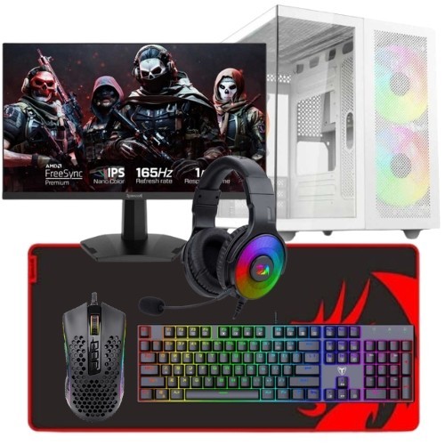 PC Gamer QUBO PACK - i3-12100F - RTX 4060 - 16Gb - 512 Gb - WHITE - Tunisie