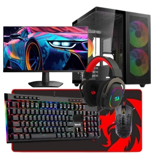PC Gamer QUBO - i3-12100F - RTX 4060 - 16Gb - 512 Gb - BLACK - Tunisie