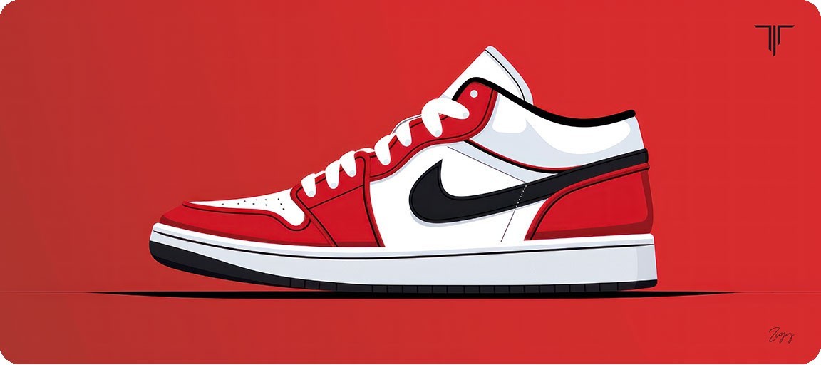 Tapis De Souris XXL - TITAN XXL084 NIKE AIR RED