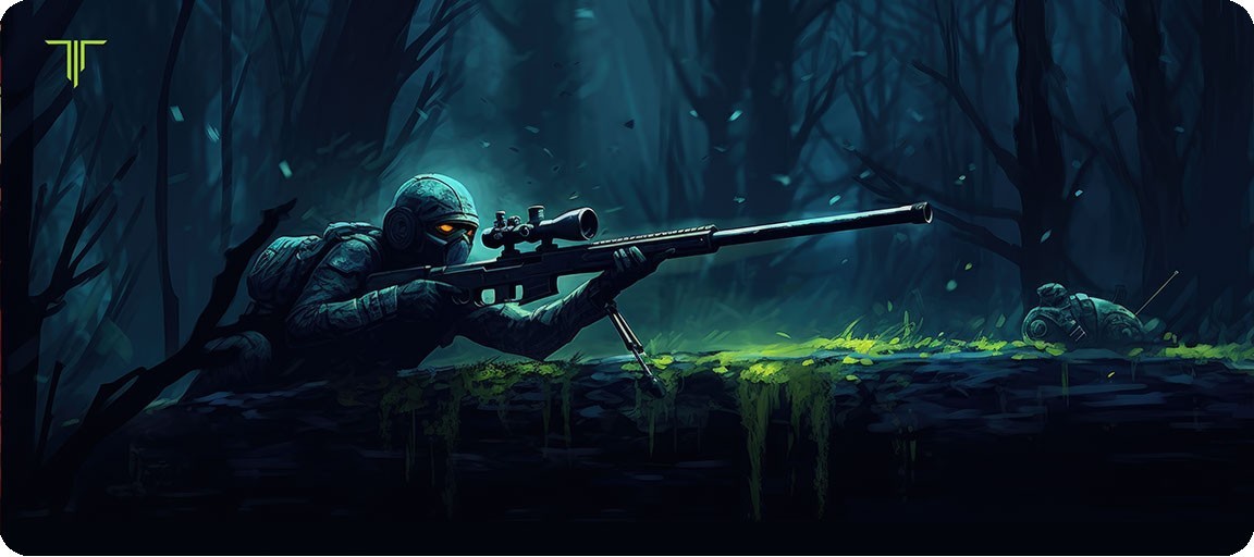 Tapis De Souris Gamer XXL - TITAN XXL068 SNIPER