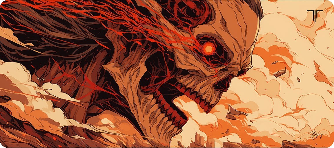 Tapis De Souris Gamer XXL - TITAN XXL065 ATTACK ON TITAN