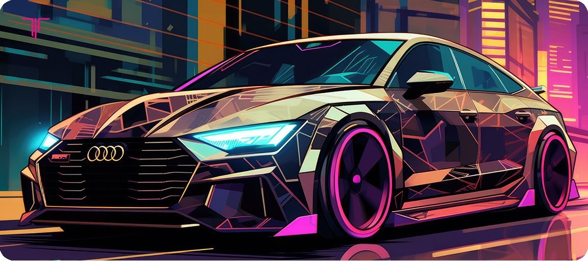 Tapis De Souris Gamer XXL - TITAN XXL040 AUDI