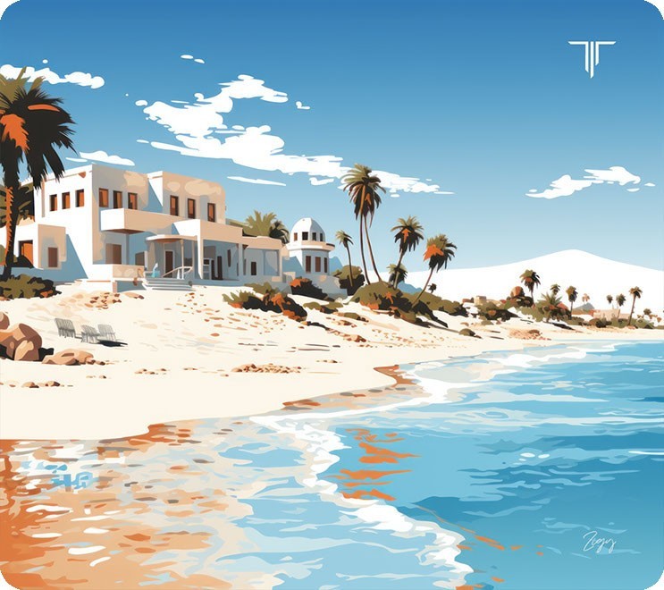 Tapis De Souris L - TITAN L042 VILLA SEA - Tunisie