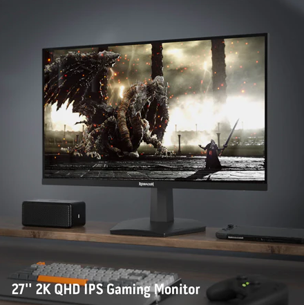 Ecran Gamer - REDRAGON OPAL 27" 165Hz 1Ms QHD 2K IPS FLAT