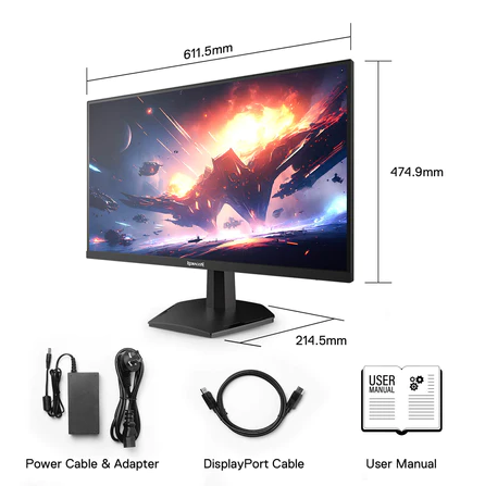 Ecran Gamer - REDRAGON OPAL 27" 165Hz 1Ms QHD 2K IPS FLAT