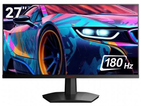 Ecran Gamer - REDRAGON MIRROR II 27" 180Hz ,1Ms ,FREE SYNC IPS