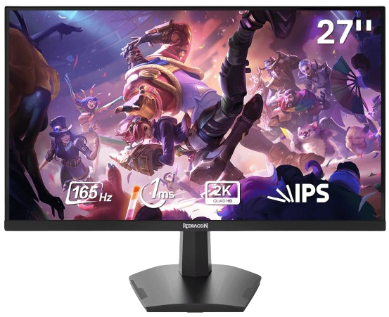 Ecran Gamer - REDRAGON OPAL 27" 165Hz 1Ms QHD 2K IPS FLAT - Tunisie