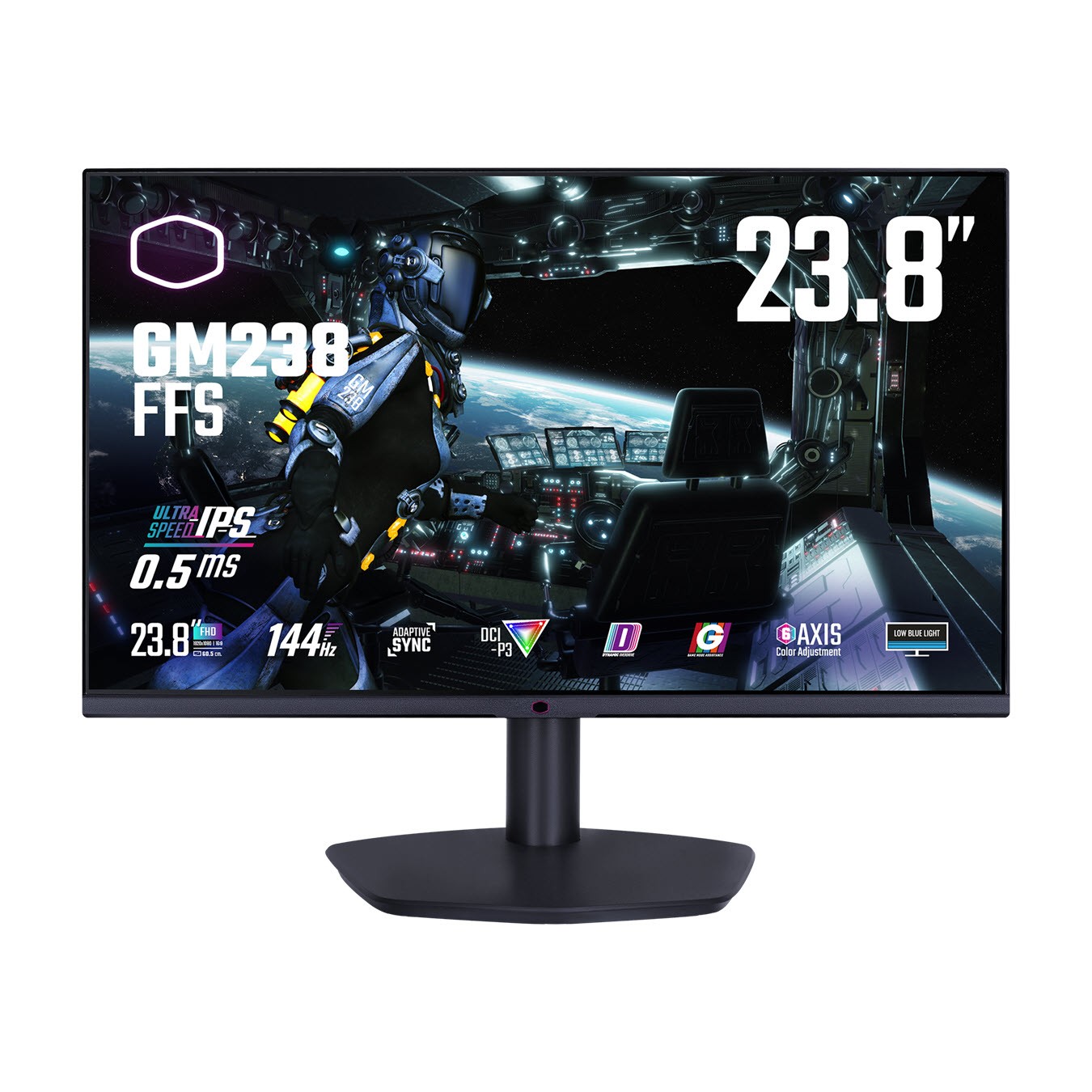 Ecran Gamer - COOLER MASTER GM238-FFS 23.8" 144Hz FHD ULTRA SPEED IPS