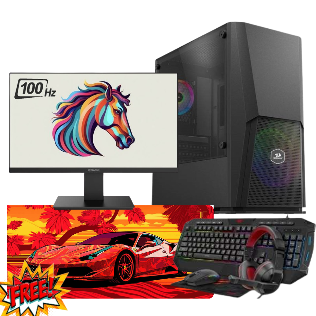 PC Gamer RAPTOR PACK - Ryzen 5 4600G - Vega 7 Graphics - 8Go - 250Go