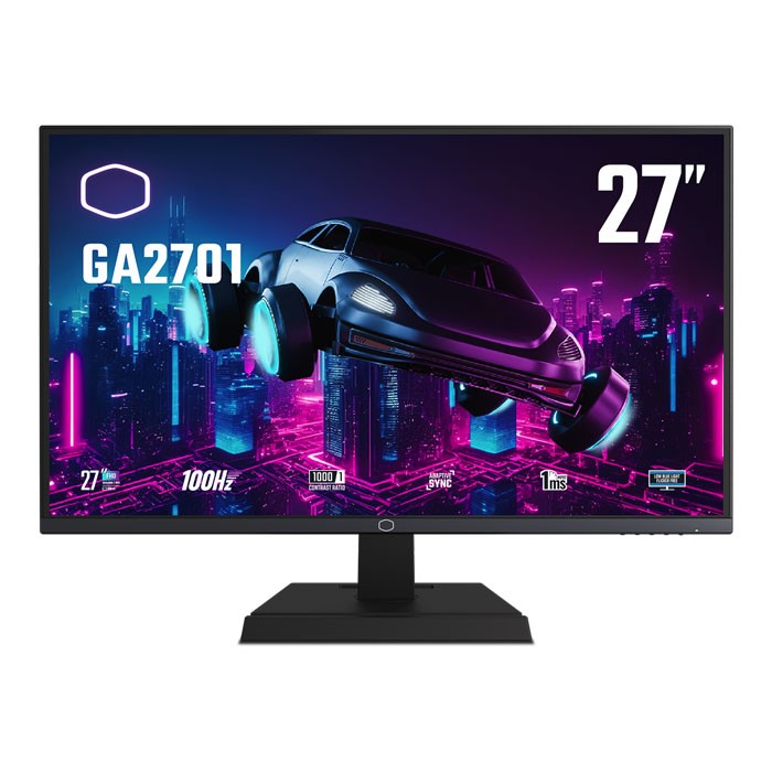 Ecran Gamer - COOLER MASTER GA2701 27" FHD 100Hz