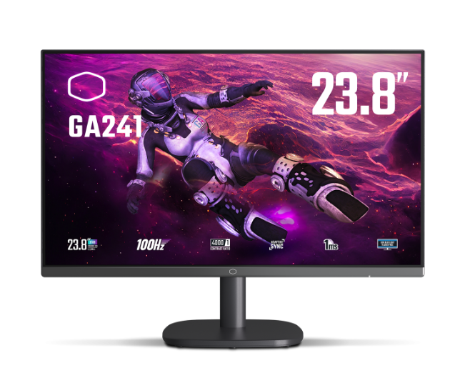 Ecran Gamer - COOLER MASTER GA241 23.8" FHD 100Hz