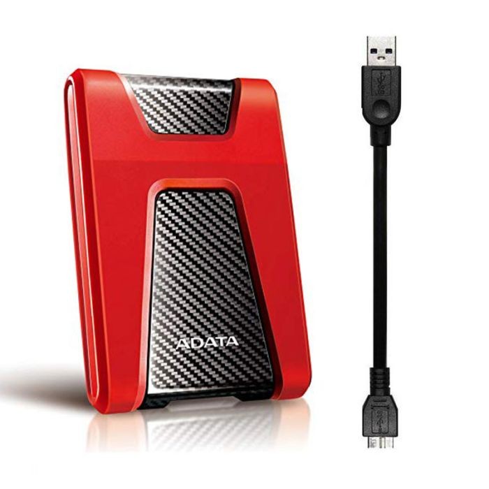DISQUE DUR EXTERNE ADATA HD650 2TO USB 3.2 - Rouge