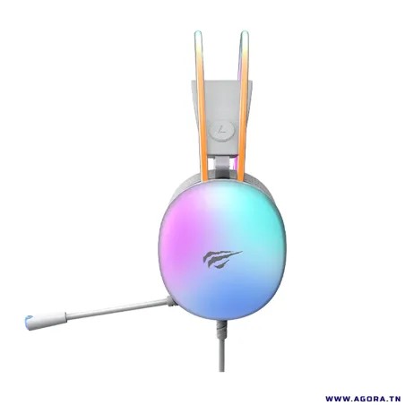 MICRO CASQUE GAMER - HAVIT H2037D BLANC