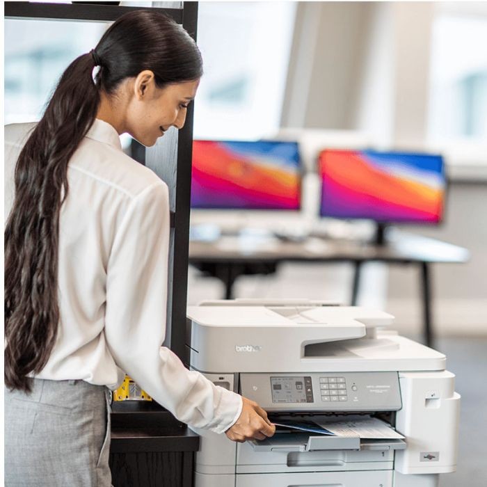 Imprimante Multifonction jet d'encre Brother MFC-J5955DW Couleur A3 WIFI