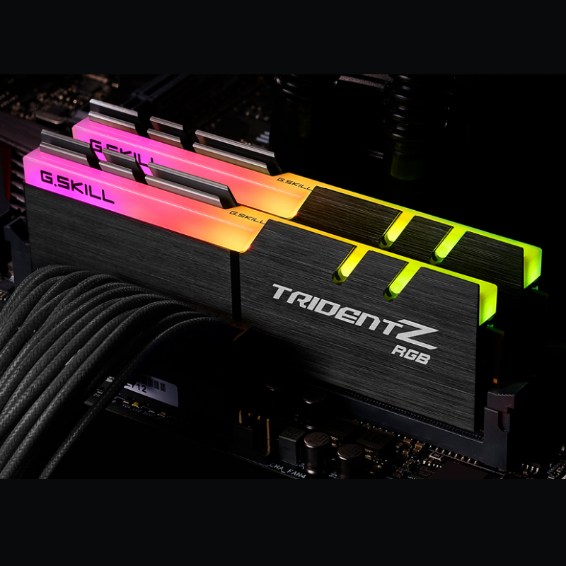Kit de mémoire GSkill Trident Z RGB K2 DDR4-4000MHz / 16GB (2x8GB) - 448,999 TND