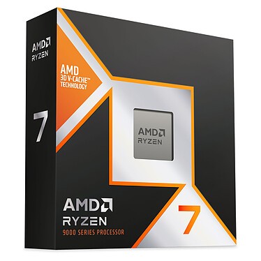 Processeur - AMD RYZEN 7 9800X3D (4.7 GHz / 5.2 GHz)