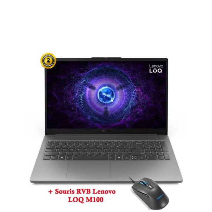 PC Portable - LENOVO LOQ 15IAX9E i5 12è Gén 16Go RTX 4050