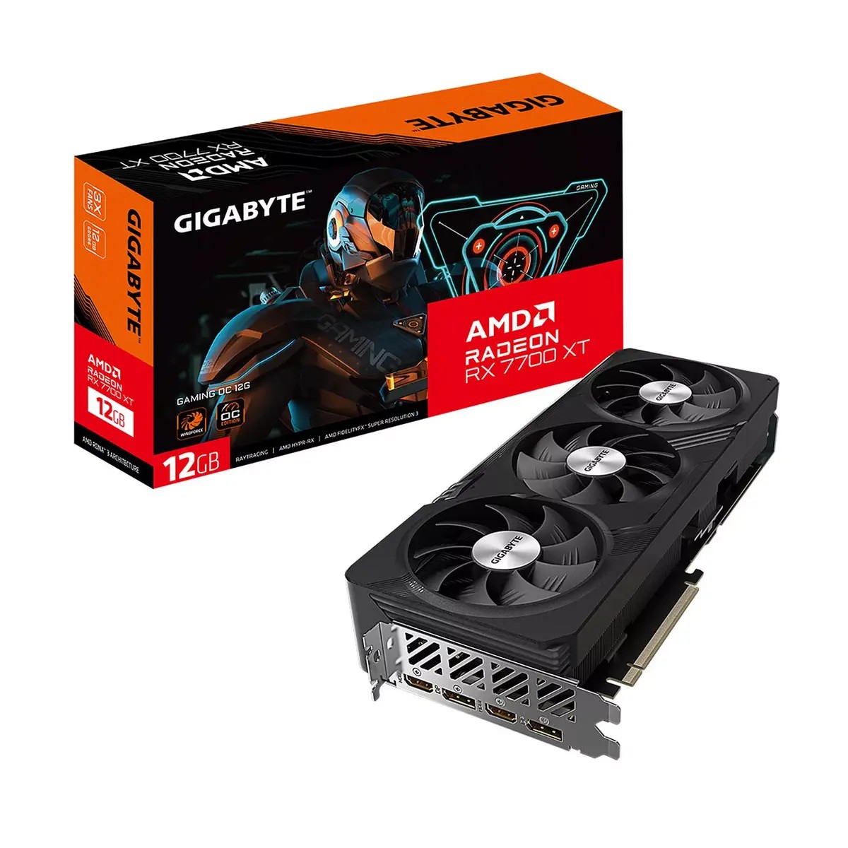Carte Graphique - Gigabyte Radeon RX 7700 XT GAMING OC 12G