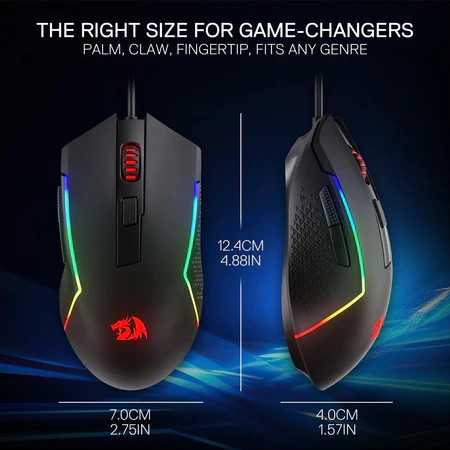 SOURIS GAMER - REDRAGON TRIDENT BASIC M616 RGB - 25,000 TND