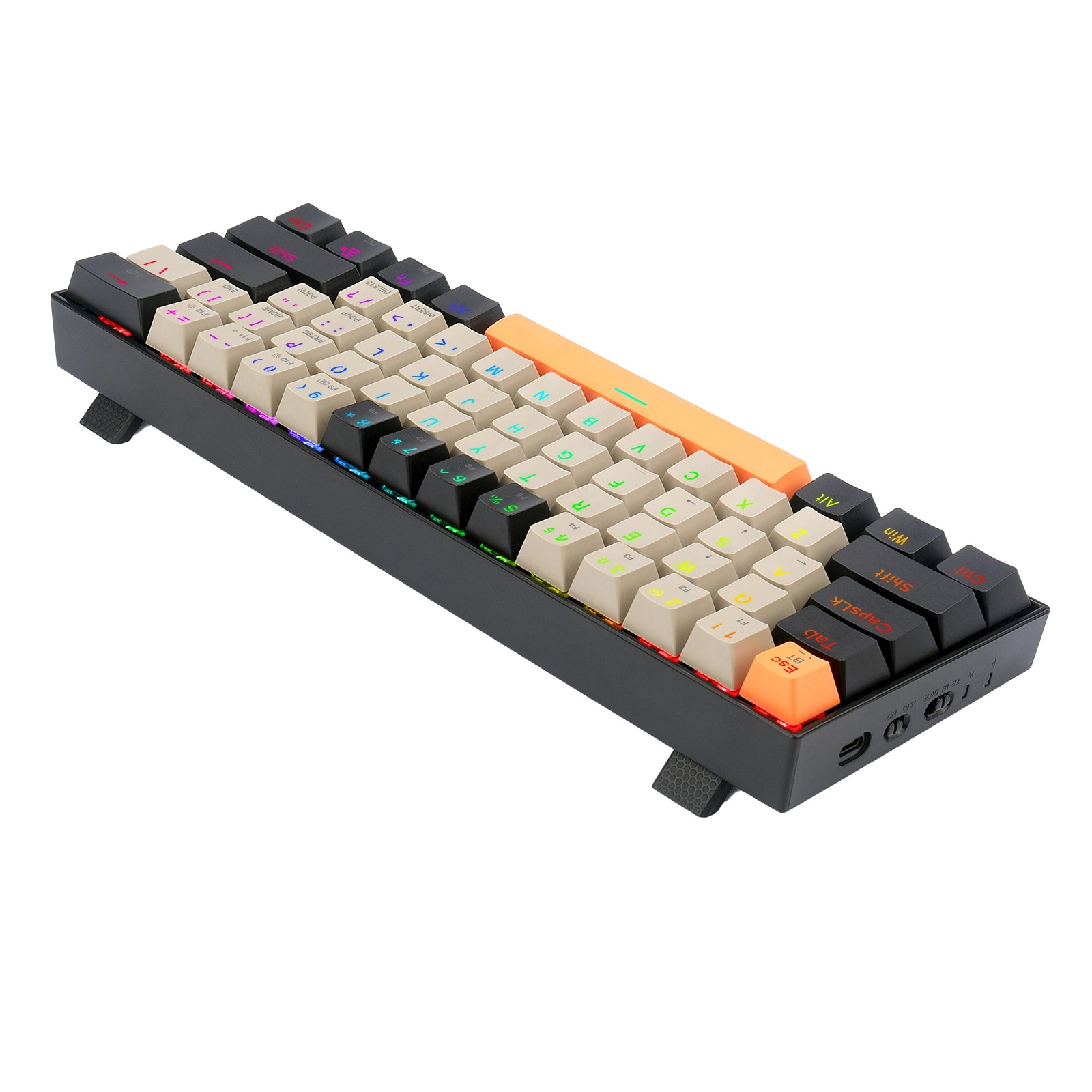 Clavier Gamer - MÉCANIQUE Redragon K530 PRO Draconic 60% Compact RGB - 159,000 TND