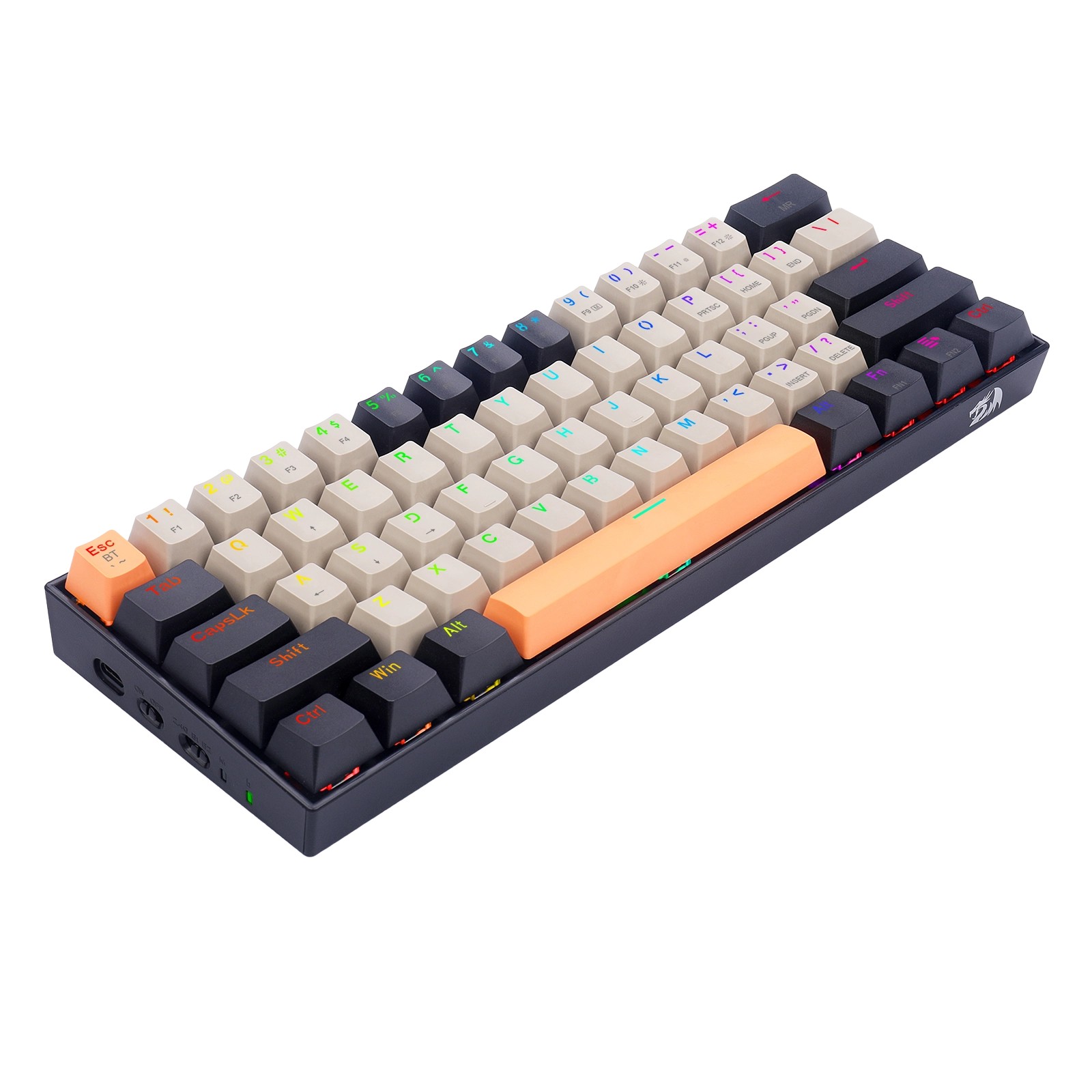 Clavier Gamer - MÉCANIQUE Redragon K530 PRO Draconic 60% Compact RGB - 159,000 TND