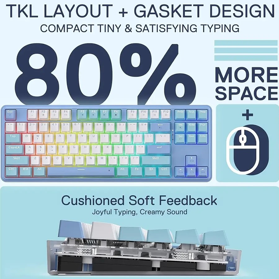 Clavier Gamer - MÉCANIQUE Redragon STAR BLADE K707 RGB - 179,000 TND