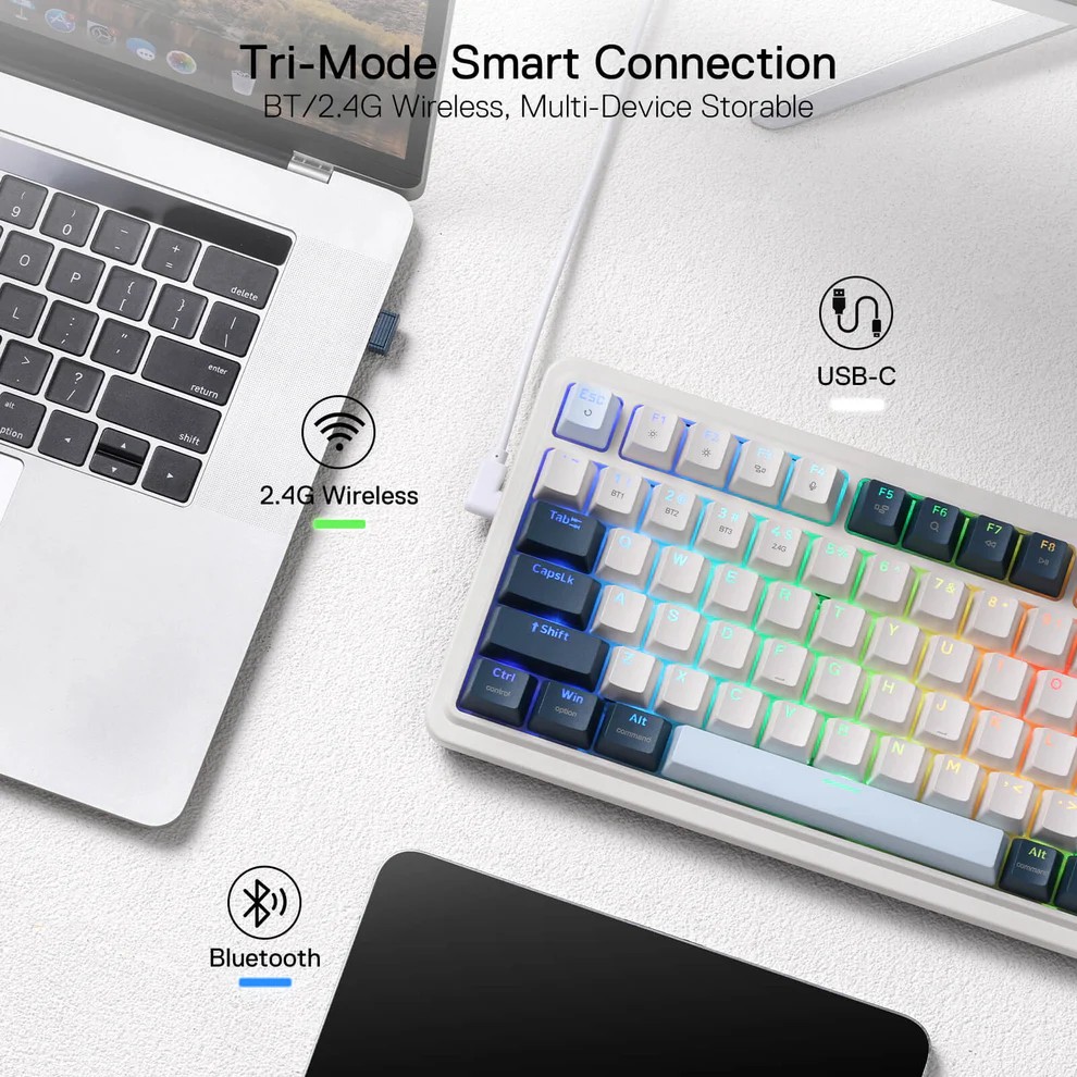 Clavier Gamer - MÉCANIQUE Redragon EISA PRO K686WB