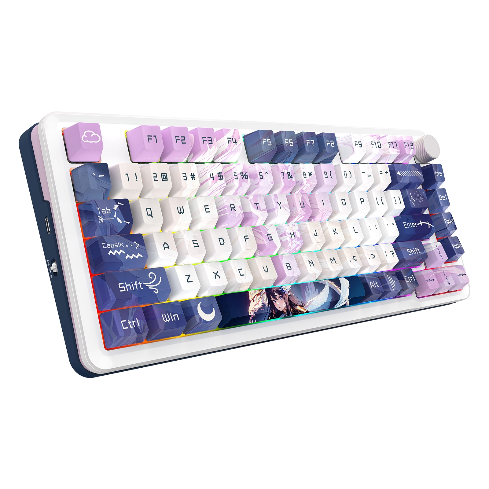 Clavier Gamer - MÉCANIQUE Redragon CYRUS PRO K681MANGA DESIGN - 249,000 TND