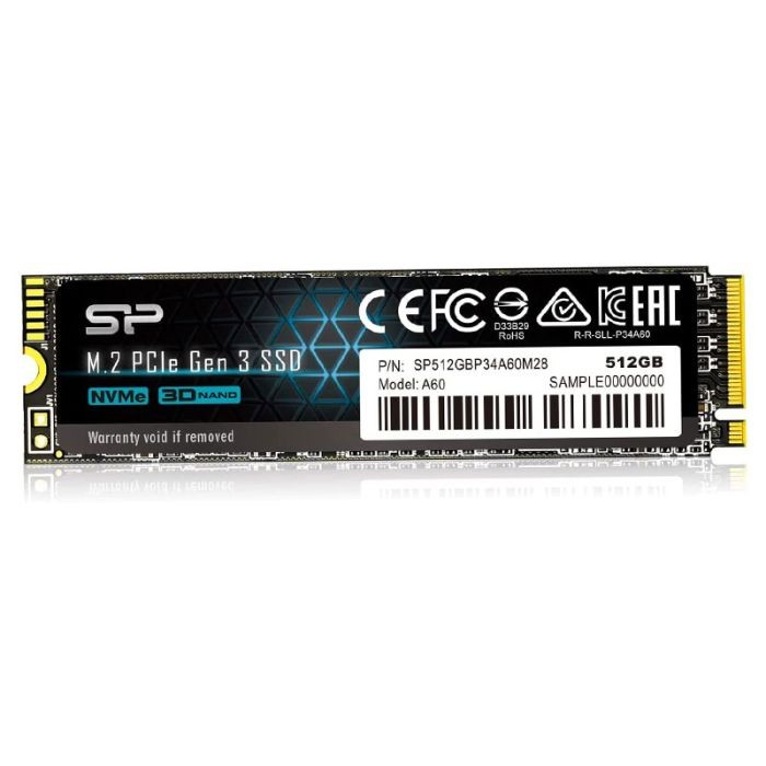 DISQUE DUR INTERNE SILICON POWER P34A60 1TB SSD NVME M.2