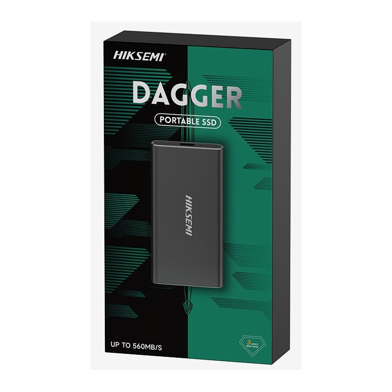 DISQUE DUR EXTERNE SSD Hiksemi Dagger T200N mini - 1 To