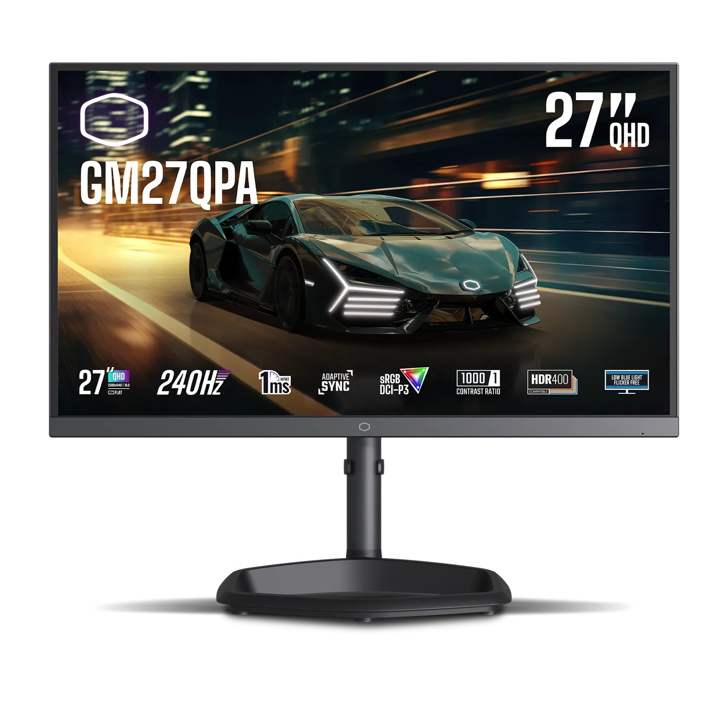 Ecran Gamer - COOLER MASTER IPS GM27QPA QHD 240Hz 27"