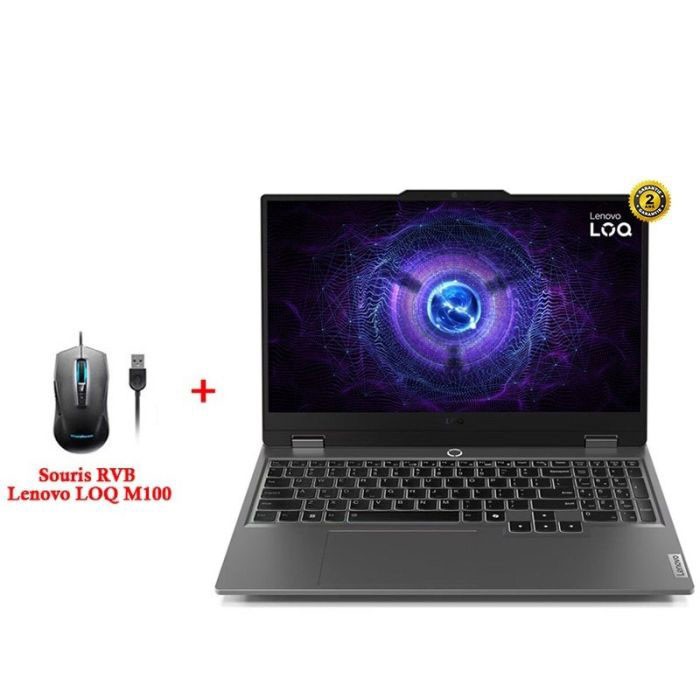 PC Portable - LENOVO LOQ 15IRX9 i7 13ème Gén 16G RTX3050