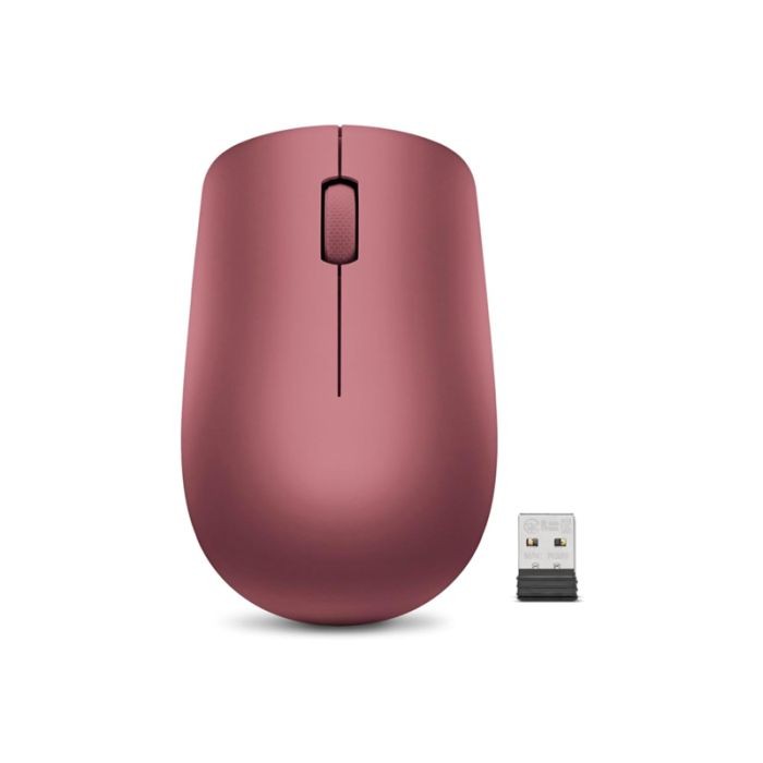 SOURIS OPTIQUE SANS FIL LENOVO 530 - Gris Rouge