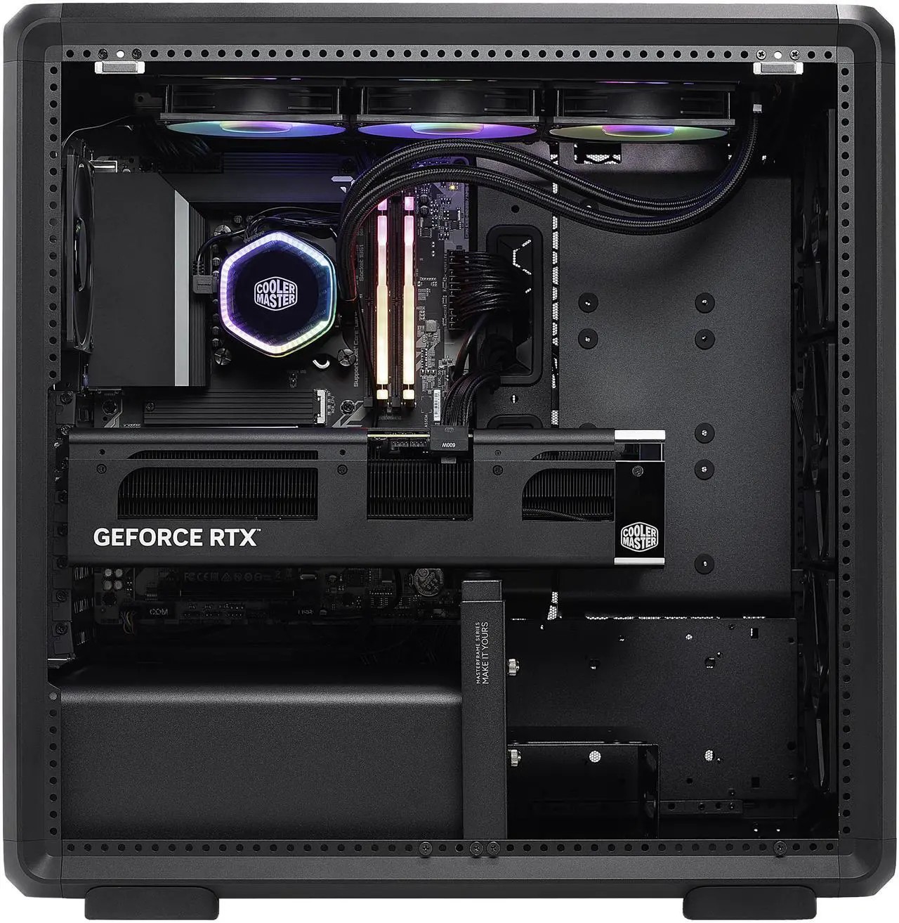 BOITIER COOLER MASTER MasterFrame 600 BLACK - 689,000 TND