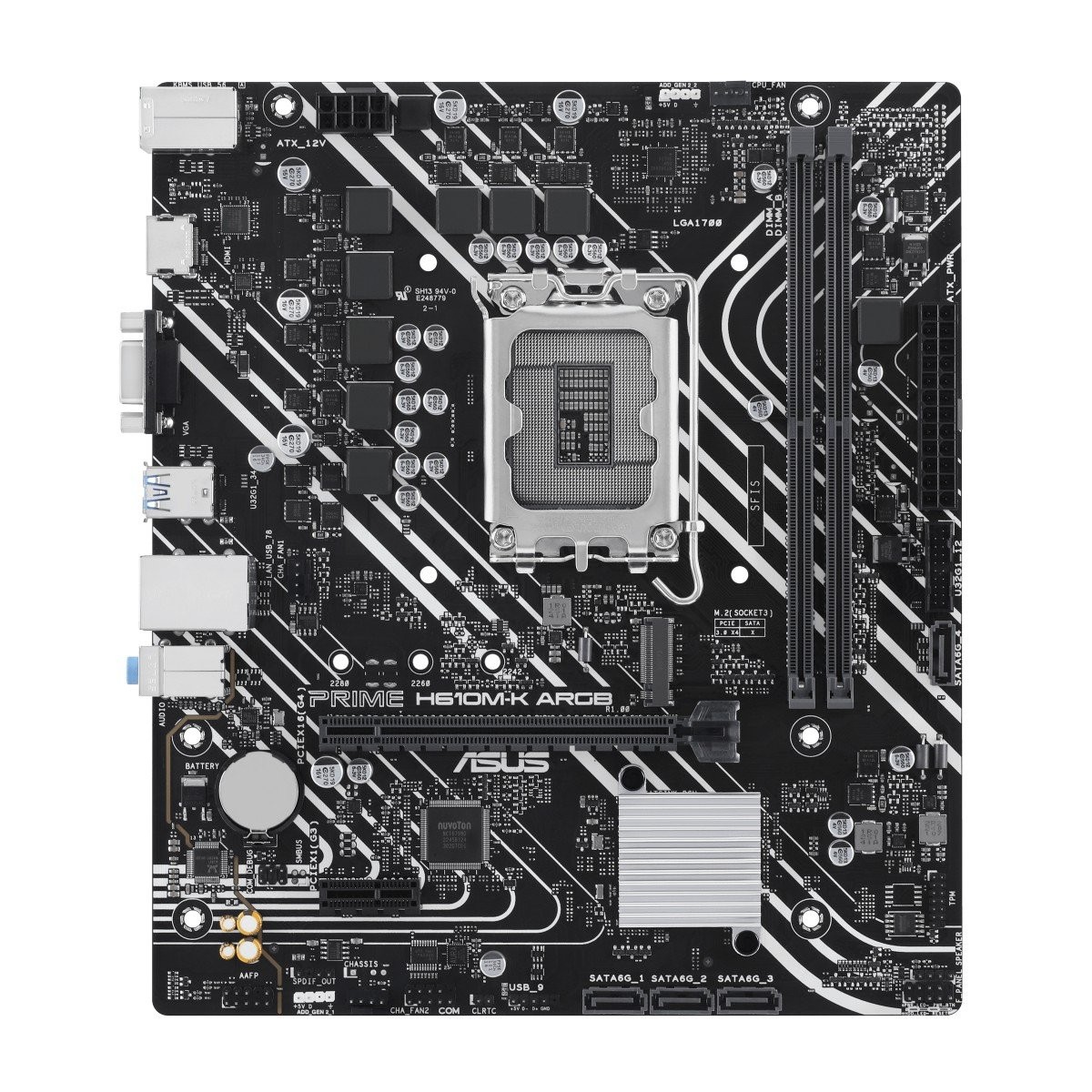 Carte Mère - ASUS PRIME H610M-K D5 ARGB