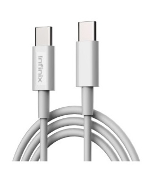 CHARGER 3A C2C CABLE WHITE XC06+XDC23 INFINIX 30W - 49,000 TND