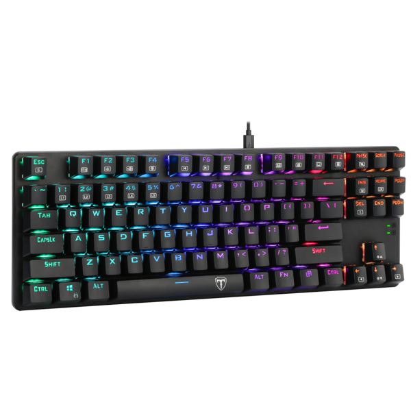 Clavier Gamer - mécanique T-Dagger Bora T-TGK315 RGB RED Switch AZERTY - Tunisie