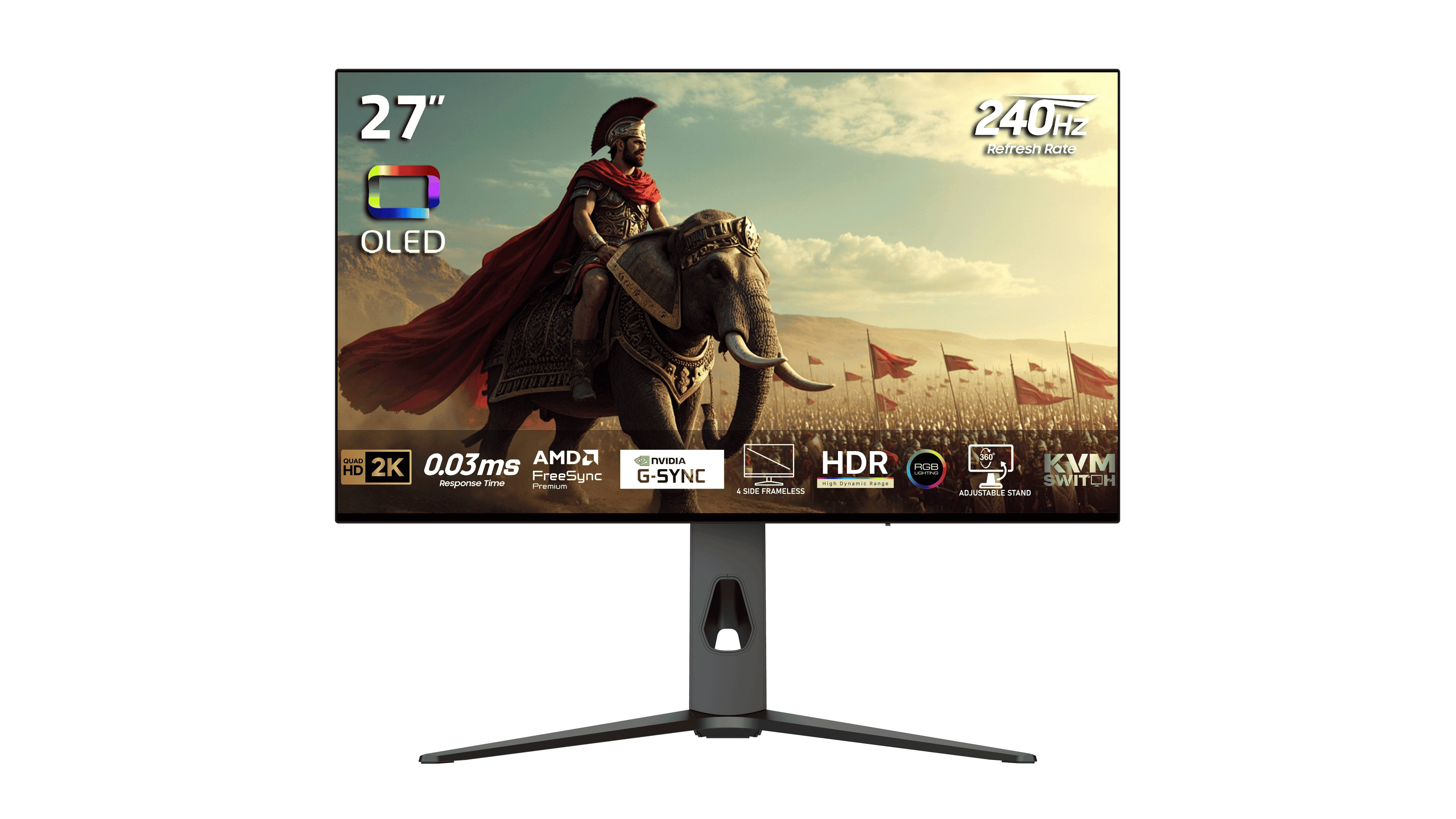 Ecran Gamer - REDRAGON HANNIBAL 27" 240HZ OLED