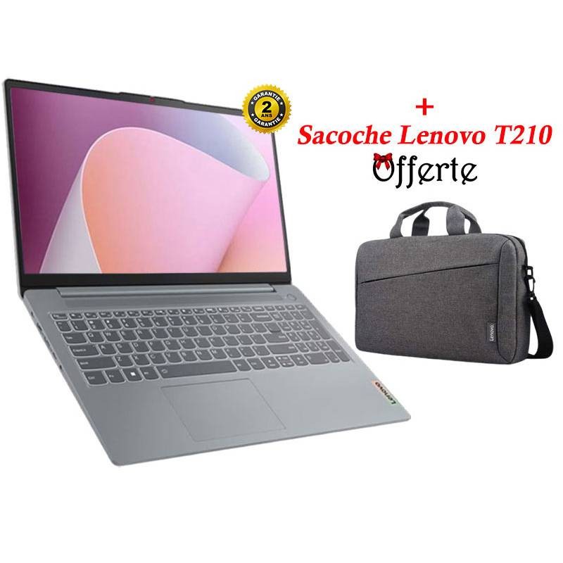 Portable - LENOVO IdeaPad Slim 3 15AMN8 AMD RYZEN 3 8G 256G SSD - Gris