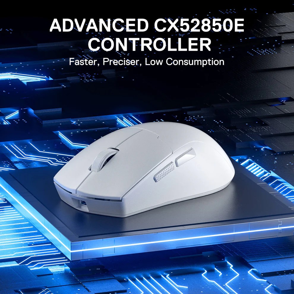 SOURIS GAMER - REDRAGON K1NG MAX PRO BLANC