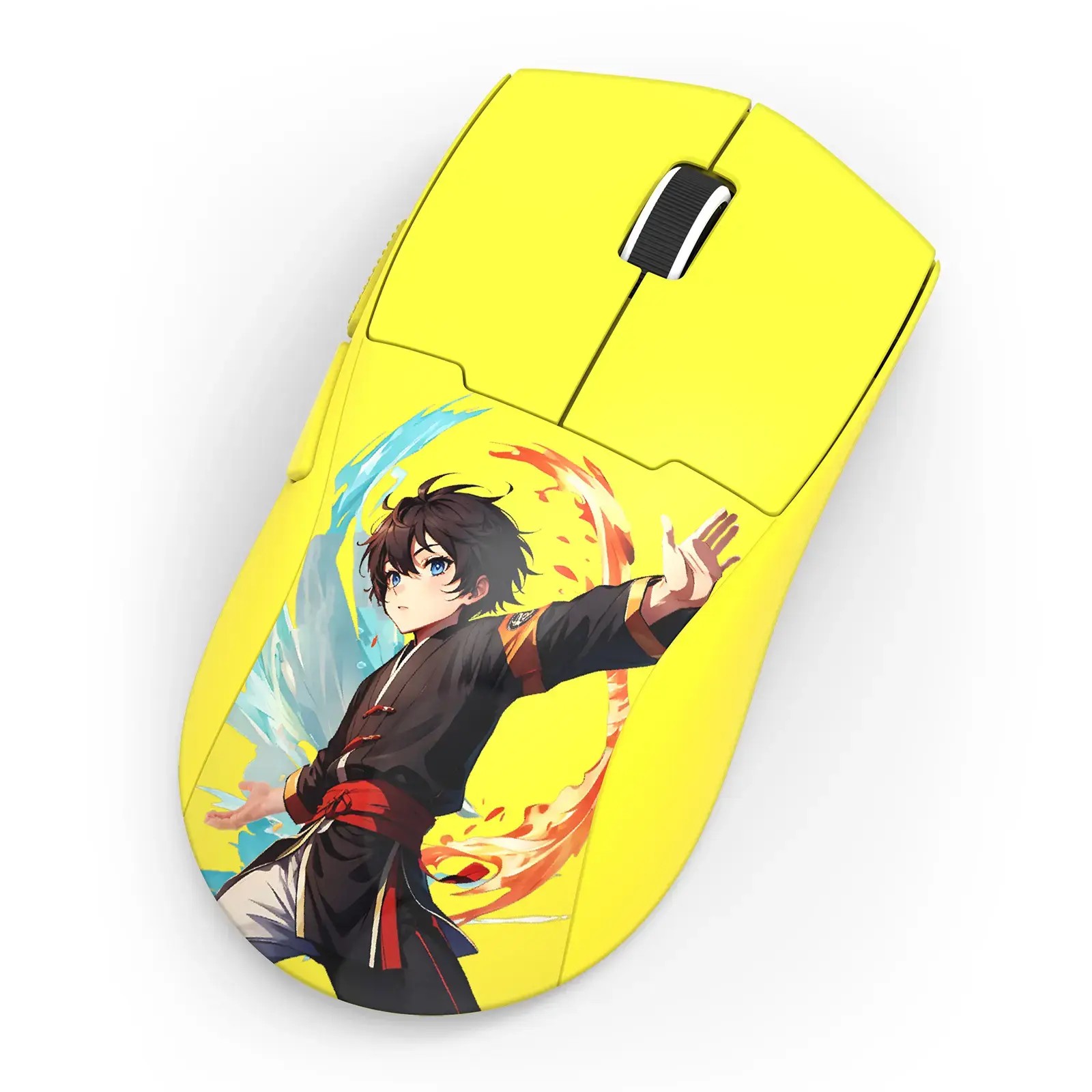 SOURIS GAMER - REDRAGON K1NG MAX PRO JAUNE AKB