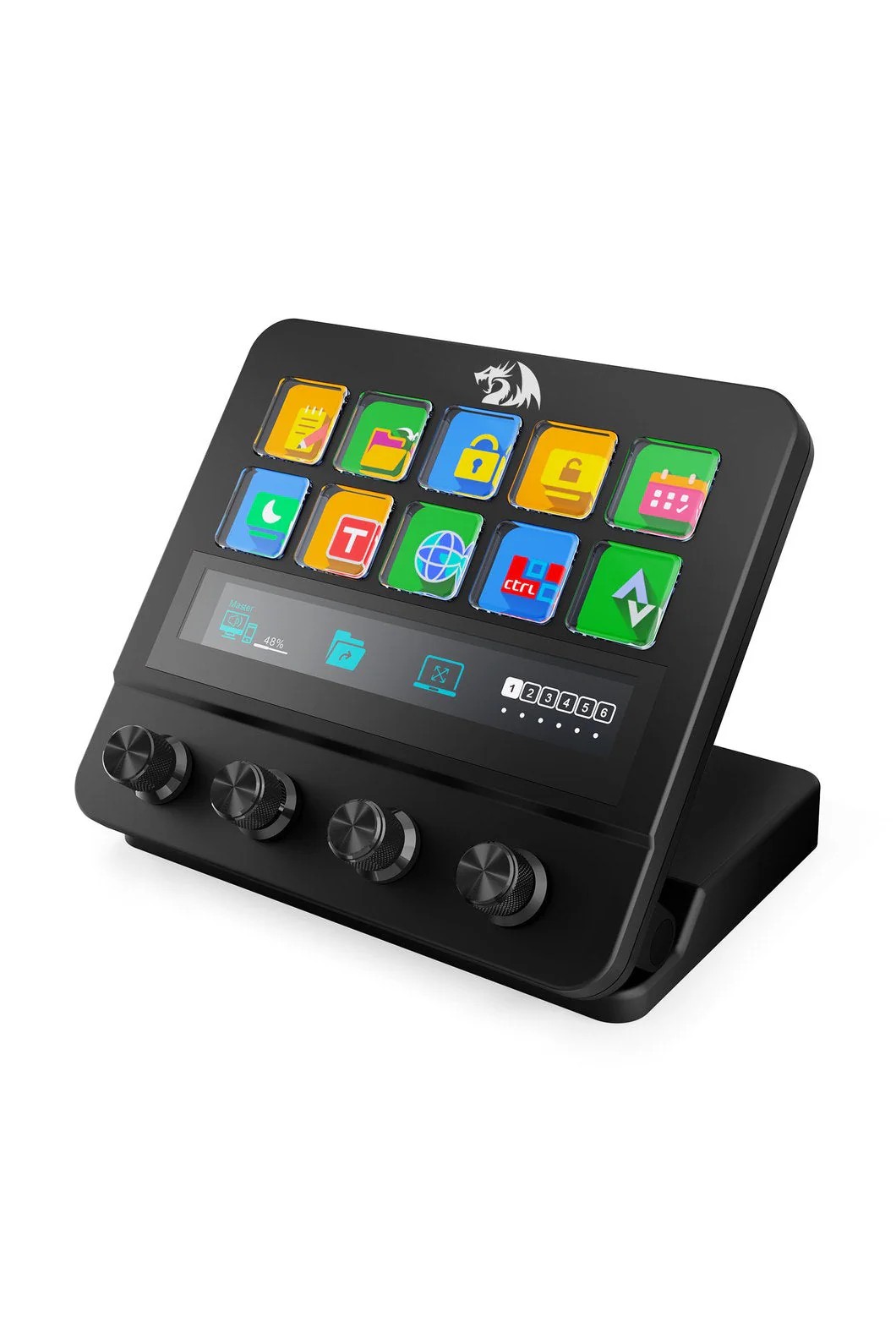 Clavier Gamer - Redragon SS-552 STREAM CONTROLLER Ragnaros Black - 349,000&nbsp;TND