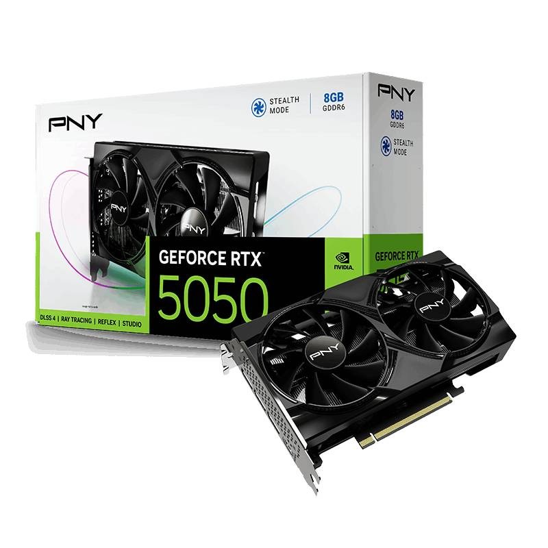 Carte Graphique - PNY GeForce RTX 5050 8Go Dual Fan