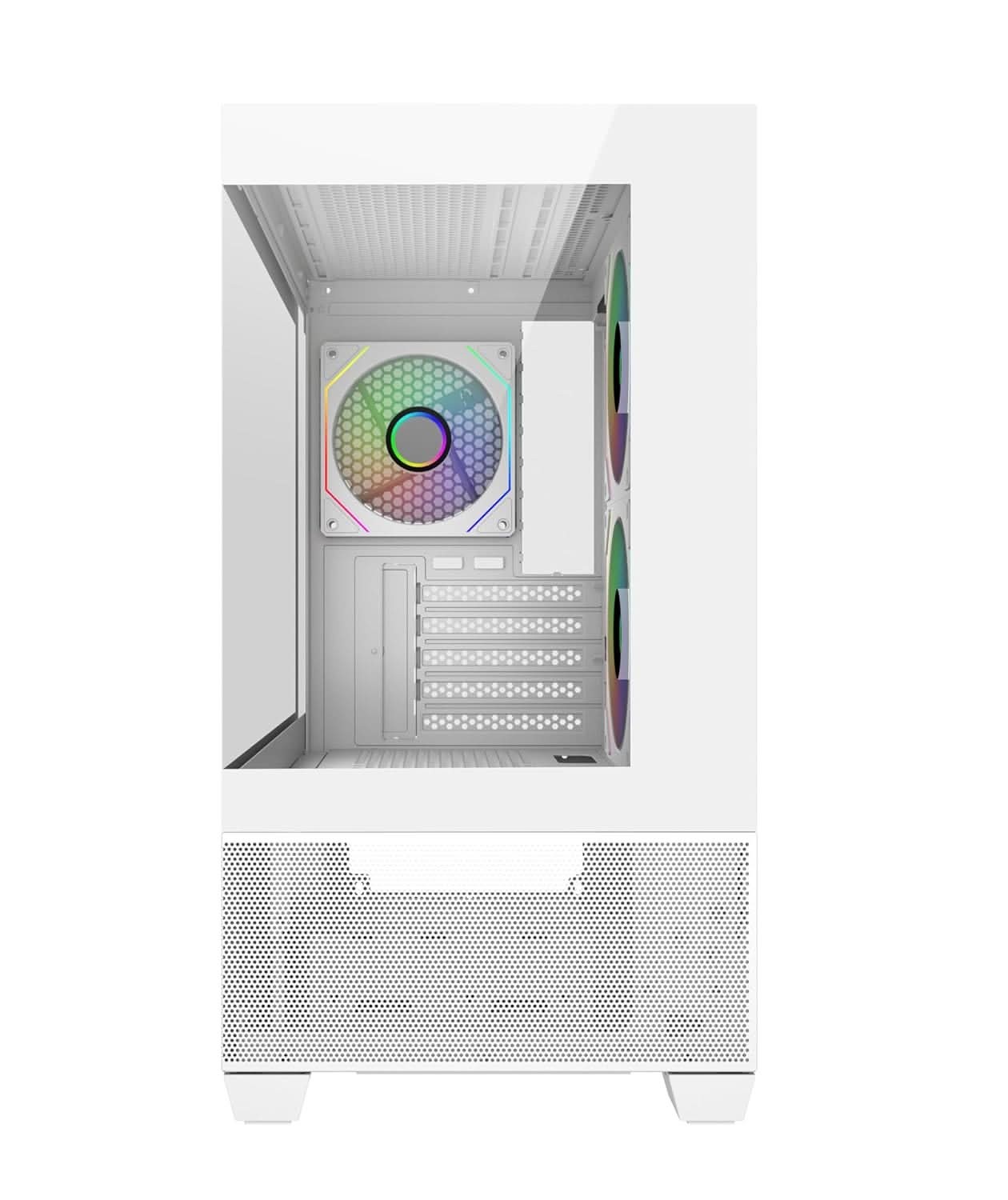 BOITIER GAMER COOLER MASTER Elite 690 Wood Mid Tower White