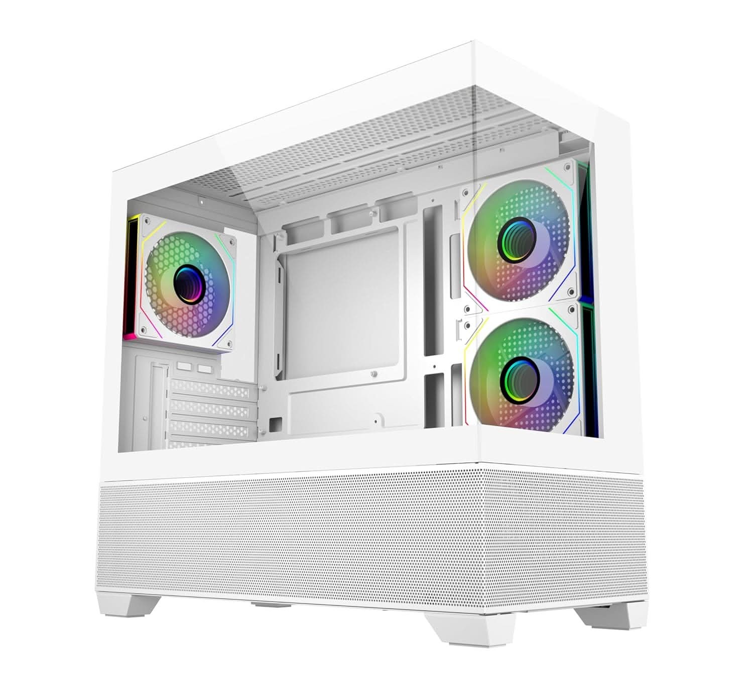 BOITIER GAMER COOLER MASTER Elite 690 Wood Mid Tower White