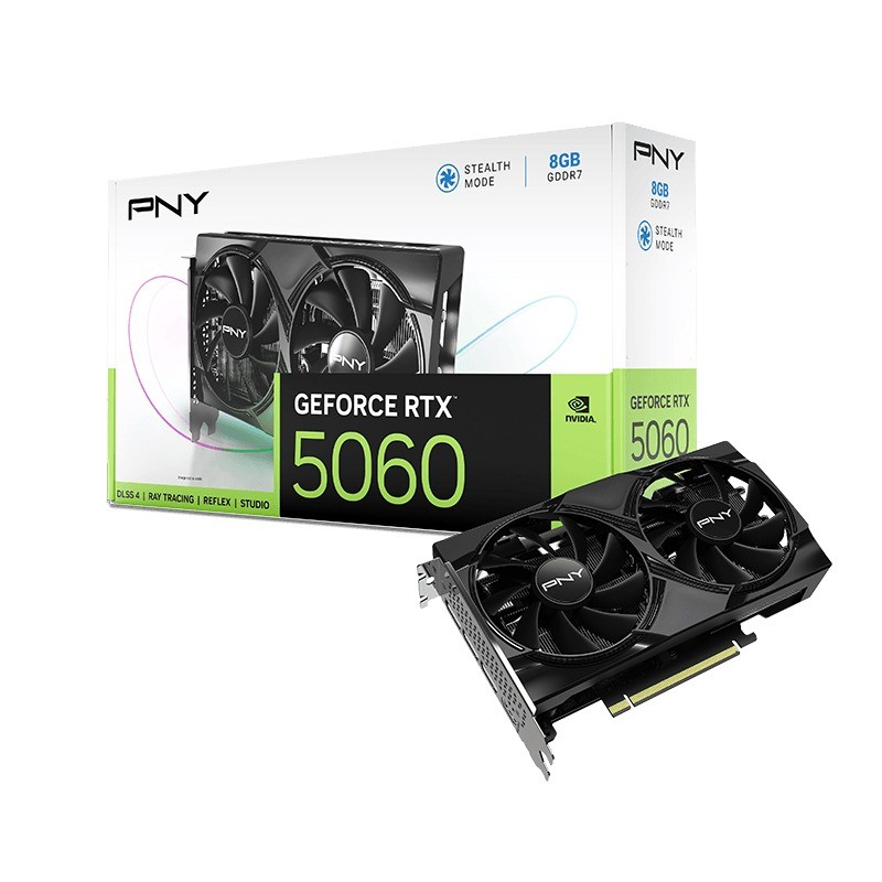 Carte Graphique - PNY GeForce RTX 5060 8Go Dual Fan